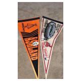 Ashland Arrows and Cleveland Indians Pennants