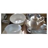 Mixing bowls, gravy boat and more