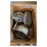 Stainless steel pots and pan set