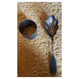 1847 Roger Bro decorative spoon, napkin holder