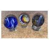 (3) Hogue Marbles