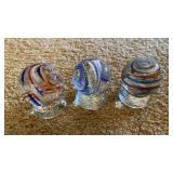(3) Hogue Marbles