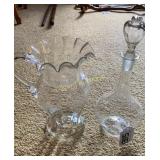 Glass decanter and pitcher