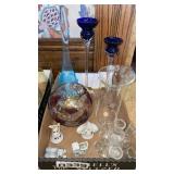 Candle holders, vases, ceramic pieces