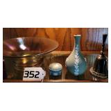 Wedgewood pcs, Avon bell and serving bowl