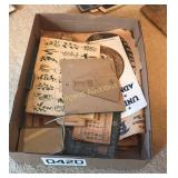 Vintage calendars, newspapers, thermostate, more