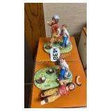 Saturdays hero figurines. One is broken