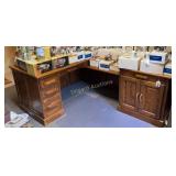 Solid wood Desk (contents NOT included)