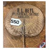 Fan from H.L Heyl Funeral Home Ashland, Ohio
