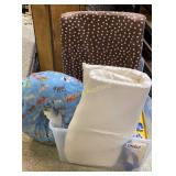 Baby bed, pillow, boat