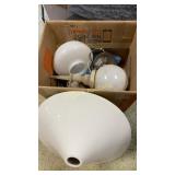 Misc. lights and ceramic shades