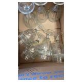 Glass stemware set