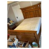 3 piece solid wood bedroom suit