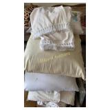 Pillows and linens