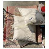 Pillows and rugs