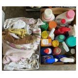 Cleaning supplies, towels and more