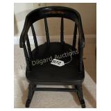 Childs wooden rocking chair