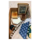 Jewelry box, Bible, mirror