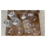 Glass cups, S+P shakers, bowls