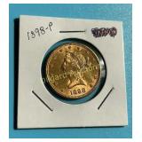 1898-P $10 Gold Liberty Super Nice Coin  Great