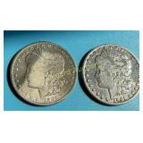 1901-O Micro O & 1901-O large O  Morgan Dollars