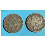 1899-O & 1900-O Morgan Dollars
