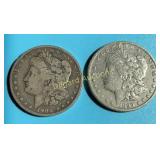 1899-O & 1902-P Morgan Dollars