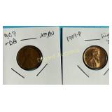 1909-P Lincoln Cent, Great luster, 1909-P VDB Full
