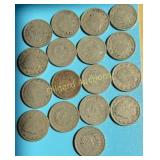 (17) Liberty Nickels 1899-1912-D   First year