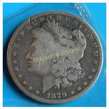 1879-P Morgan Dollar  Second Year Issue
