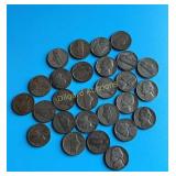 (27) Silver,  War Nickels