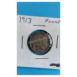 1913-P Buffalo Nickel  First Year Issue  Almost