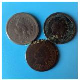 1859, 64, 65 Indian Head Cents
