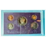 1989 Proof Set + (4) Mercury Dimes + (1) Barber