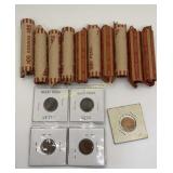 Over (900) Wheat Cents