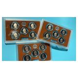 2-President $1 sets, 2013-S Proof $1, 5-2014 Quart