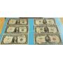 (3) 1935 $1 Silver Certificates +(2) 1950 $5