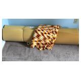 Foam bed pad and afghan