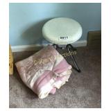 Stool and blanket