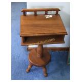 Small wooden table