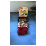 Three purses and a scarf