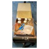 S&P shakers, Pyrex measure cup, more