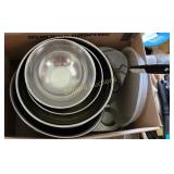 Stainless mixing bowls and more