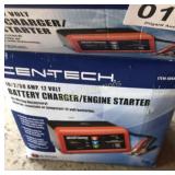Centech battery charger in box