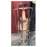 Super steering wooden sled