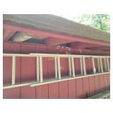 Aluminum extension ladder