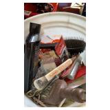 Brushes, screw eyes and more