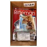 Postcards, cards, magazine