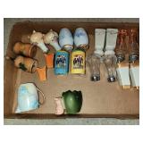Salt and pepper shakers and more