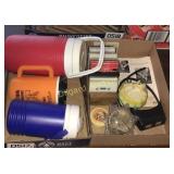 Water jugs, Caset tapes and more